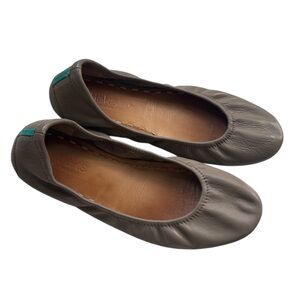 Tieks by Gavrieli Taupe Leather Ballet Flats Size 9